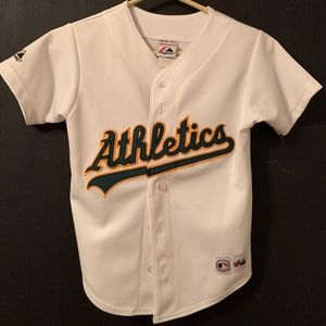 NBL A's Athletics jersey top